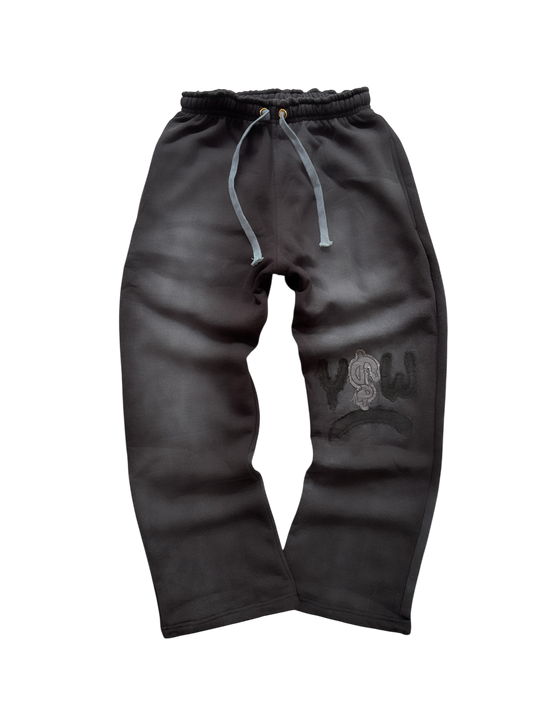 FLARED JOGGER BLACK